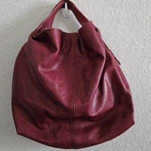 Furla Red Leather Hobo Bag - Missing Crossbody Strap